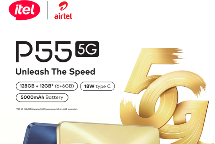 itel unveils powerful itel P55 5G smartphone in partnership with Airtel