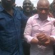 Evans, the kidnap kingpin was given an hero's welcome at the police headquarters