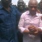 Evans, the kidnap kingpin was given an hero's welcome at the police headquarters