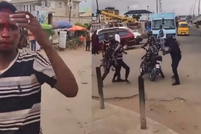 Police detain officers caught brutalising Okada man in viral video. [NAN]