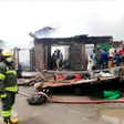 Scene of a fire incident at Mushin market on Saturday, August 1, 2020 [LASEMA]