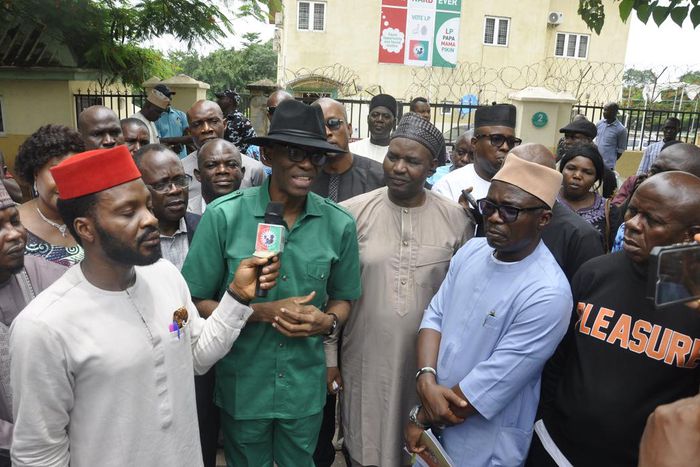 Abure, other suspended Labour Party leaders back in office. [Twitter:Labour Party]