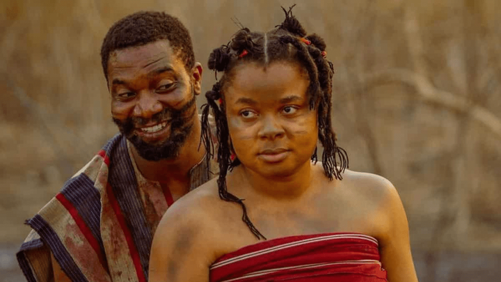 Kunle Remi and Bimbo Ademoye are stars of 'Anikulapo' [Netflix]