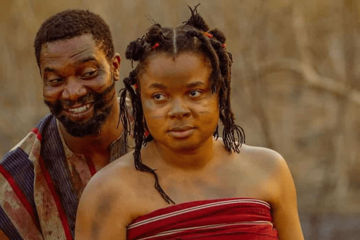 Kunle Remi and Bimbo Ademoye are stars of 'Anikulapo' [Netflix]