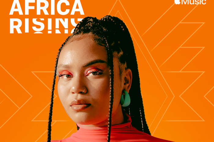 Moliy on the cover of Apple Music Africa Rising