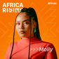 Moliy on the cover of Apple Music Africa Rising