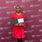 Glory Eniola, best freshman student in Nursing at the Southern Illinois University Carbondale, USA.