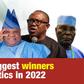 The 5 biggest political winners in 2022.