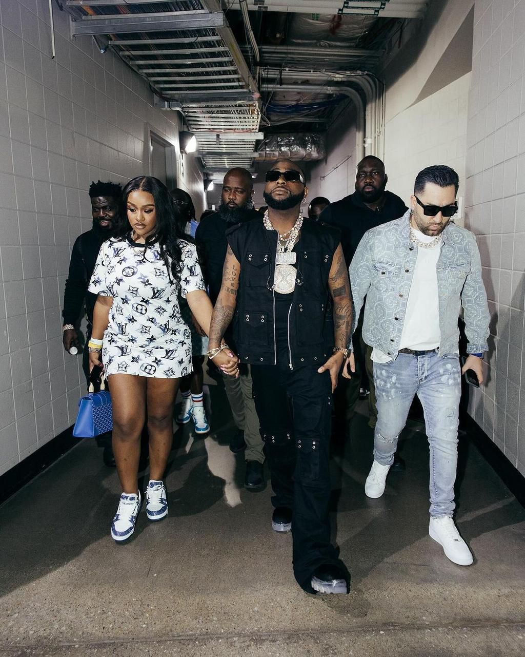 Davido and Chioma Backstage [Instagram/davido]