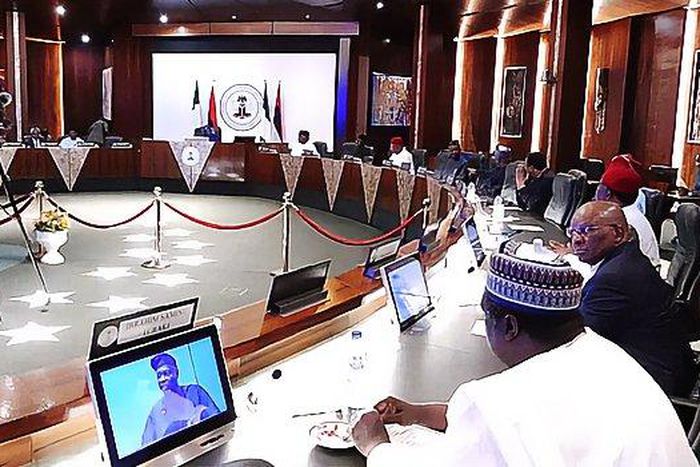 Tinubu, Class of 99 governors meet in Aso Rock. [Presidency]