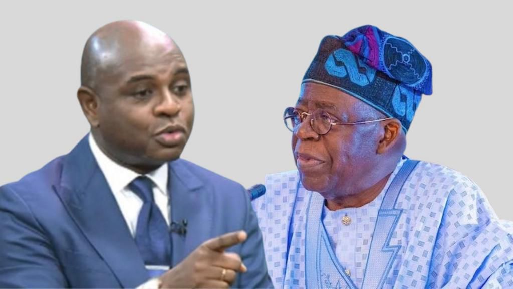 Kingsley Moghalu and President Bola Tinubu.