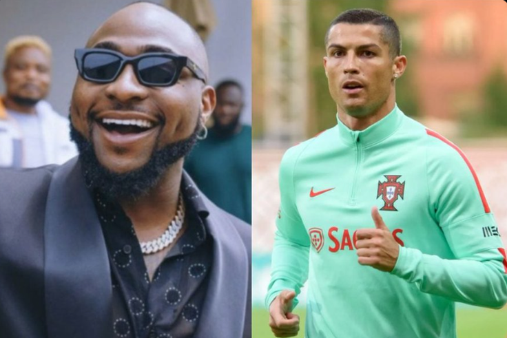 Davido calls Ronaldo his very good friend [Twitter]