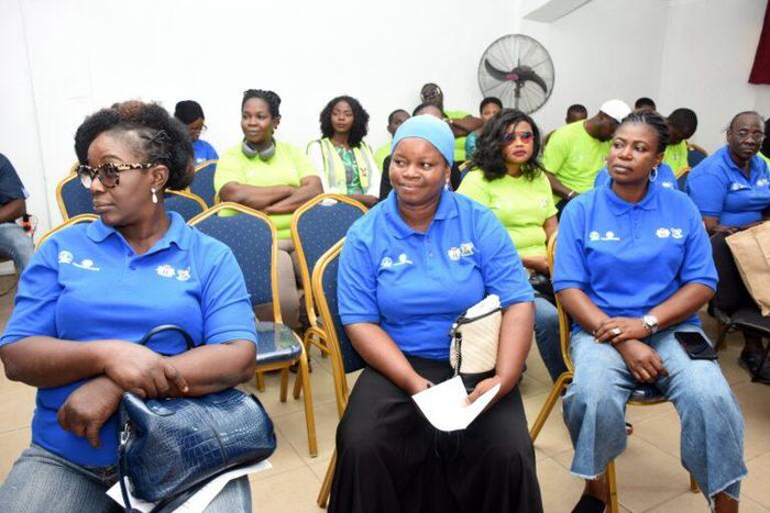 Some officials of NG-CARES at a workshop in Lagos. [NAN]