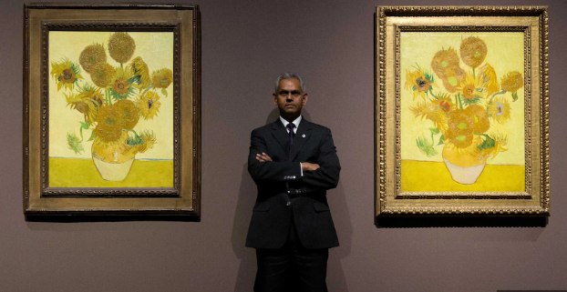 Van Gogh's iconic Sunflowers painting [ABC]