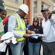 L-R: Mr Simeon Ebu, Project Manager, Urban Shelter Nigeria Ltd; Mrs Barakat Odunuga-Bakare, Special Adviser to Governor Babajide Sanwo-Olu on Housing; the Commissioner for Housing, Mr Moruf Akinderu-Fatai and the Permanent Secretary, Ministry of Housin...