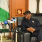 From L-R: Chairman, Daewoo Engineering and Construction, Mr Jung Won-ju and Minister of FCT, Mr Nyesom Wike, during a visit at the minister’s office in Abuja on Thursday. [NAN]
