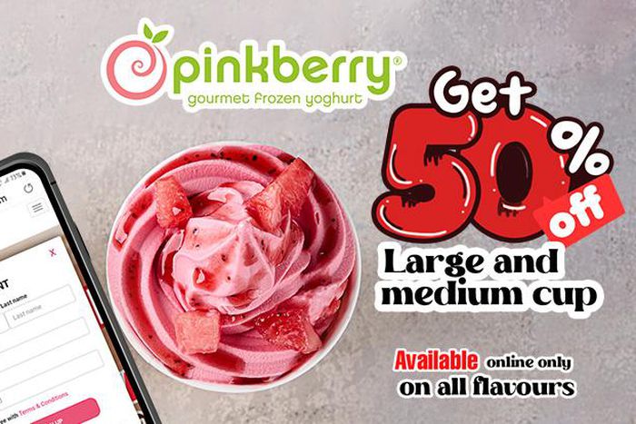 Enjoy true taste of guilt-free indulgence this week with Pinkberry cool deals