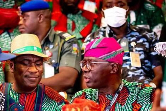 Governor Babajide Sanwo-Olu and his Deputy, Obafemi Hamzat.