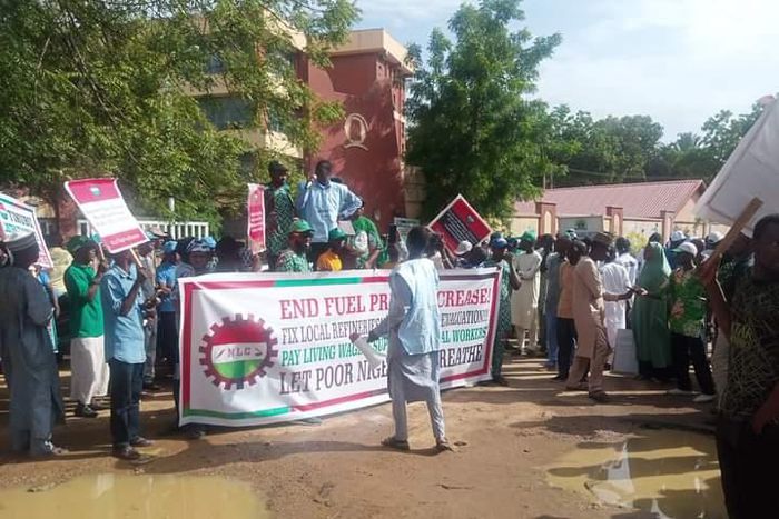 NLC holds peaceful fuel subsidy protest in Kano