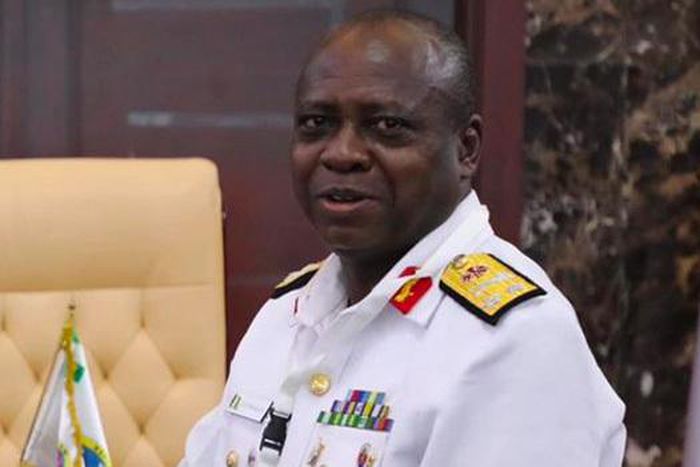 Chief of Naval Staff, Rear Admiral Emmanuel Ikechukwu Ogalla. [ChannelsTV]
