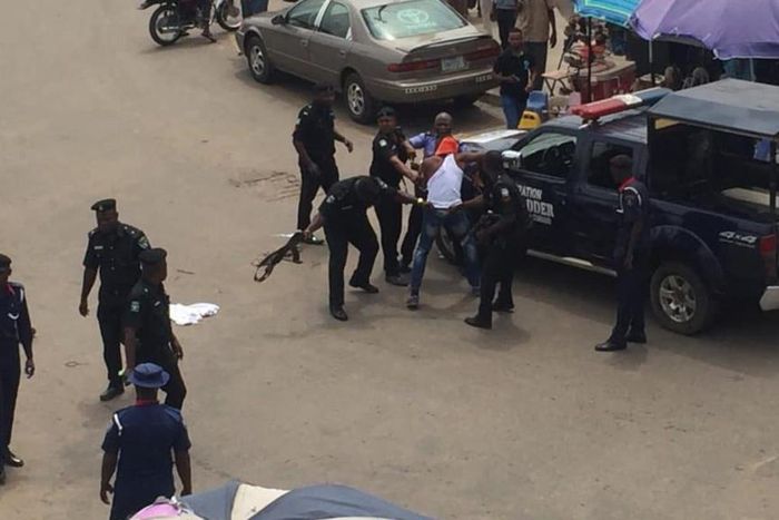 police-protest (DailyPost)