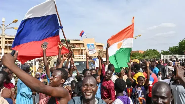 Russian Flags spotted in Niger [Al Jazeera]