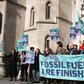 Friends of the Earth protesting UK Mozambique LNG project