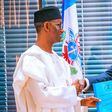 Nuhu Ribadu (L) takes over from Babagana Monguno (R) as Nigeria’s National Security Adviser (NSA) in Abuja on Monday, June 26, 2023. [Channels TV]