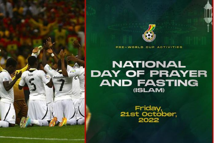 Ghana declares national day of fasting and prayer ahead of the FIFA World Cup
