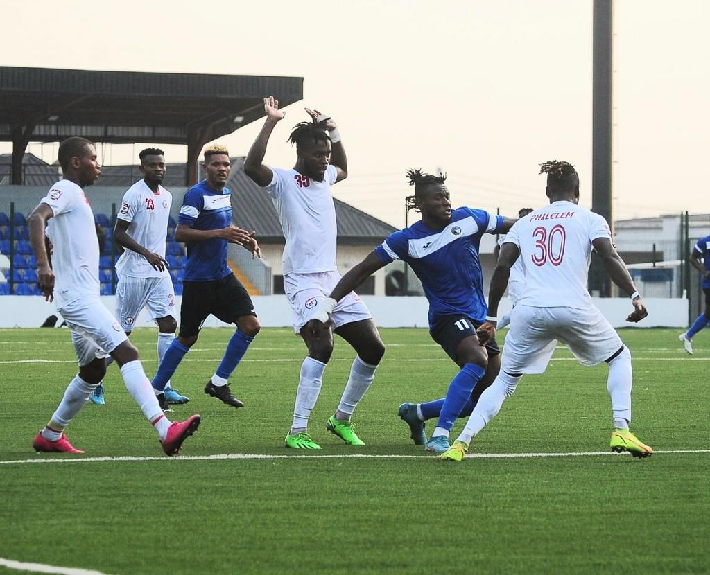 Enyimba players in action at preseason tournament