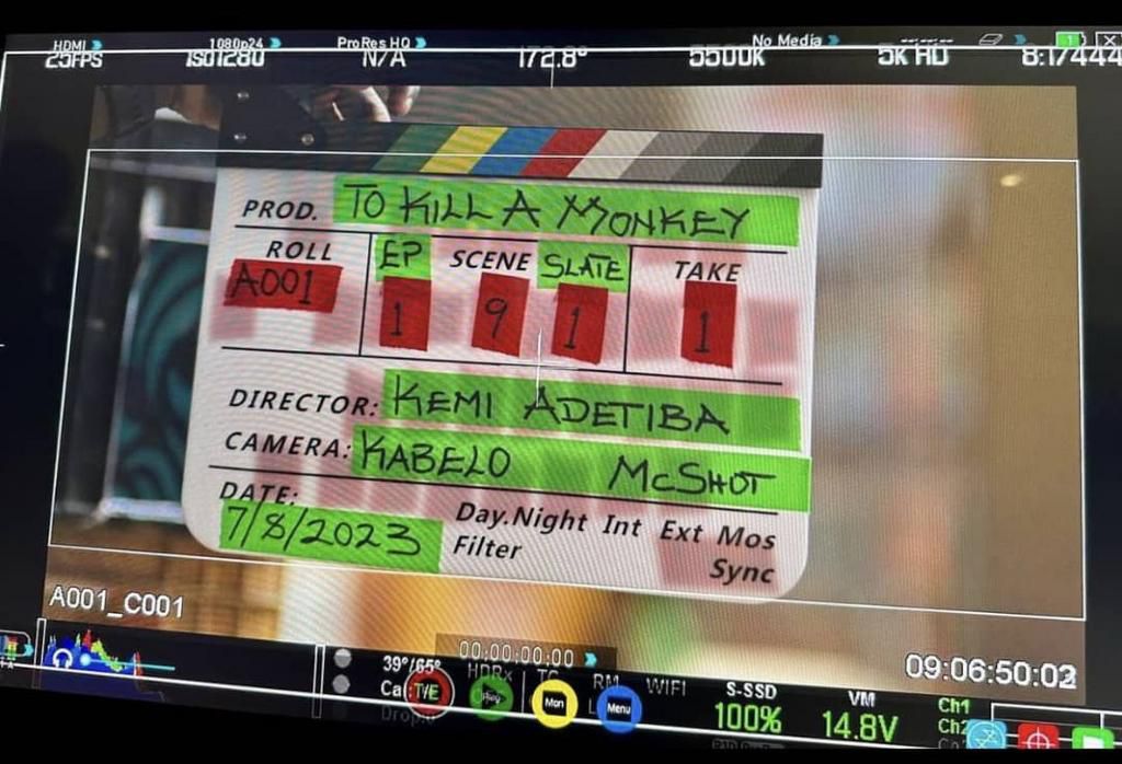 Productions have commenced for the movie title To Kill A Monkey [Instagram/kemiadetiba]