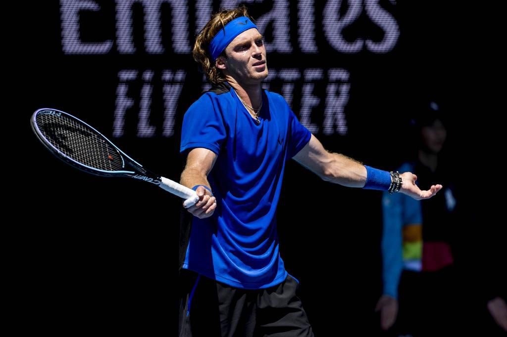 Andrey Rublev in action