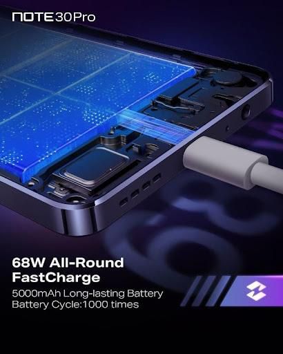 Experience uninterrupted power - discover the Infinix NOTE 30 and its revolutionary fast charging technology