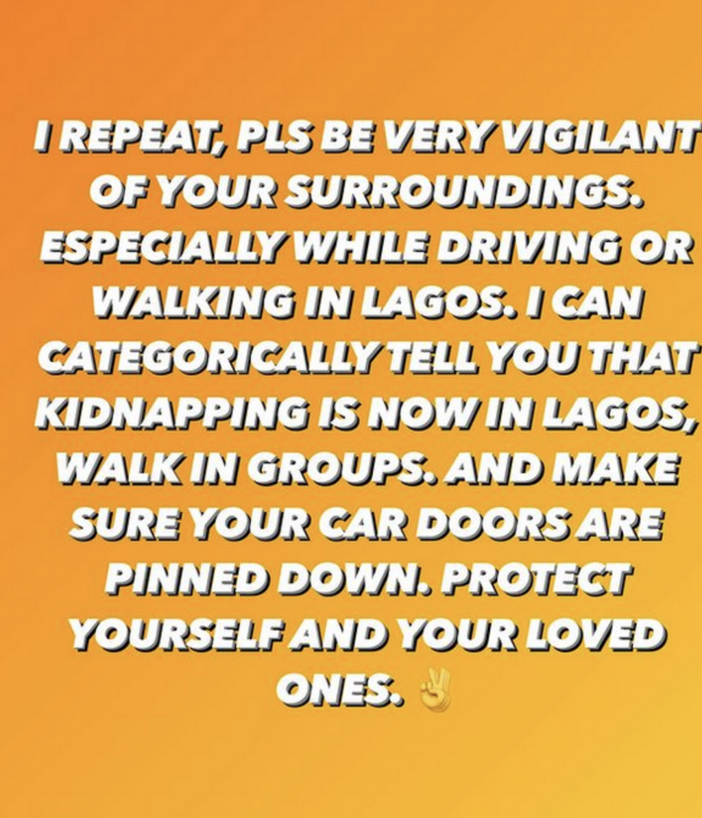 Screenshot of DJ Big N's story [Linda Ikeji]