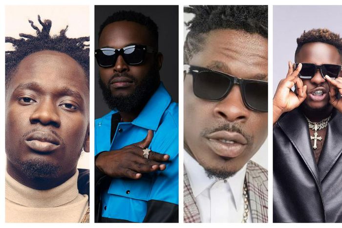 Mr Eazi, DJ Neptune, Shatta Wale, Medikal
