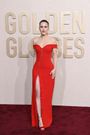 Rachel Brosnahan attends the 81st Annual Golden Globe Awards at The Beverly Hilton on January 07, 2024 in Beverly Hills, California. (Photo by Jon Kopaloff/WireImage,)