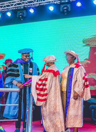 Sujimoto boss - Sijibomi Ogundele bags a Honorary Doctorate Degree for his outstanding contributions to entrepreneurship in Africa.