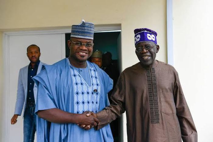Tinubu, Yahaya Bello In Closed Door Meeting (Independent)
