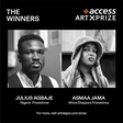 Julius Agbaje, Asmaa Jama emerge winners of the 2023 Access Art X prize