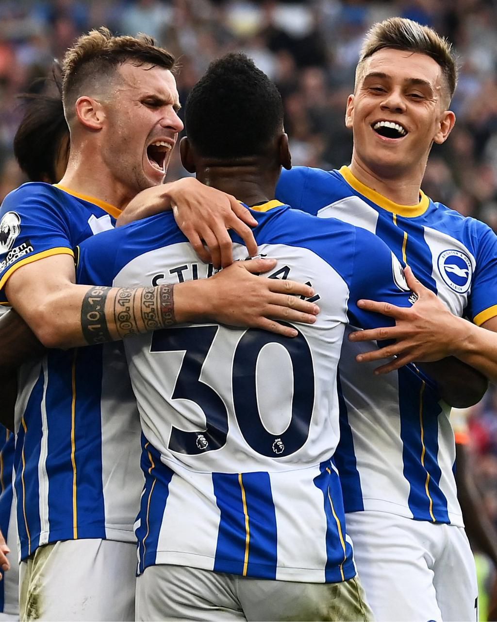 Brighton defeated Chelsea 4-1 at the Amex Stadium on Saturday