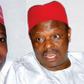 Umar Ganduje and Rabiu Kwankwaso  are political rivals in Kano State (Punch)
