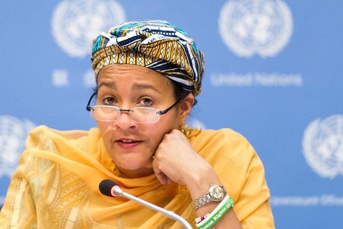 Deputy Secretary General of the UN, Amina Mohammed