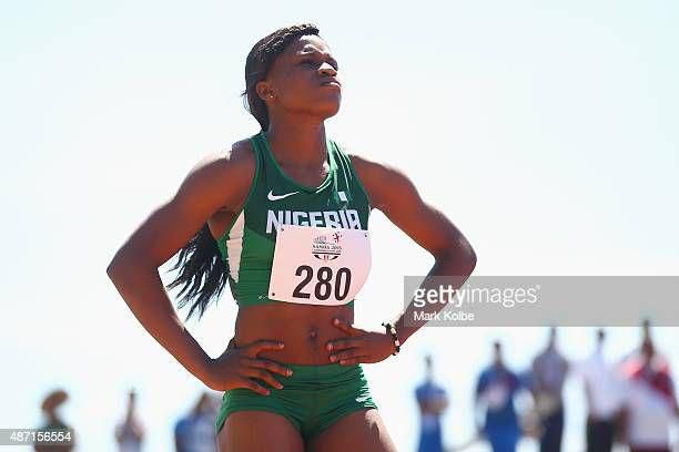 Aniekeme as a budding junior talent in Nigeria