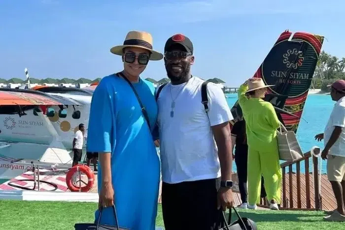 Jay Jay Okocha celebrates 25th wedding anniversary with wife of his youth