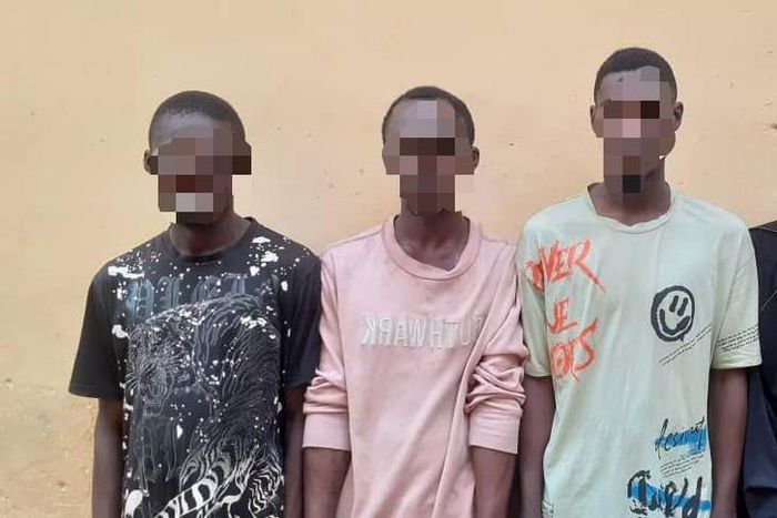 Police arrest 4 suspects for dismantling stolen vehicles into spare parts