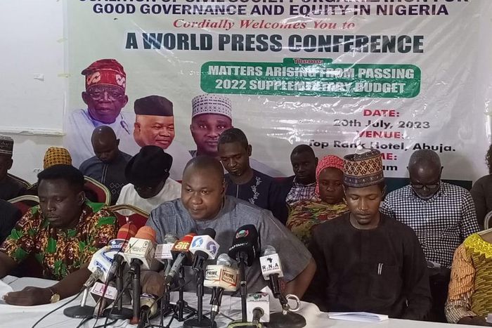 The Coalition of Civil Society for Good Governance and Equity in Nigeria commends National Assembly leaders over approval of funds for palliatives. [CCSGEN}