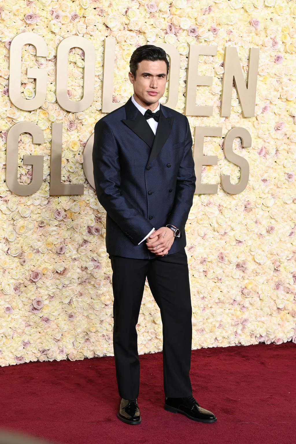 Charles Melton at the Golden Globes [GettyImages]