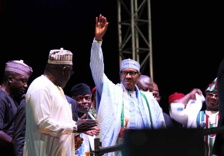 Muhammadu Buhari was nominated to be presidential candidate for the ruling Nigerian APC (All Progressive Congress) in Abuja in October 2018