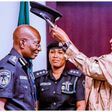Vice Pressident Kashim Shettima decorates Kayode Egbetokun as acting IGP