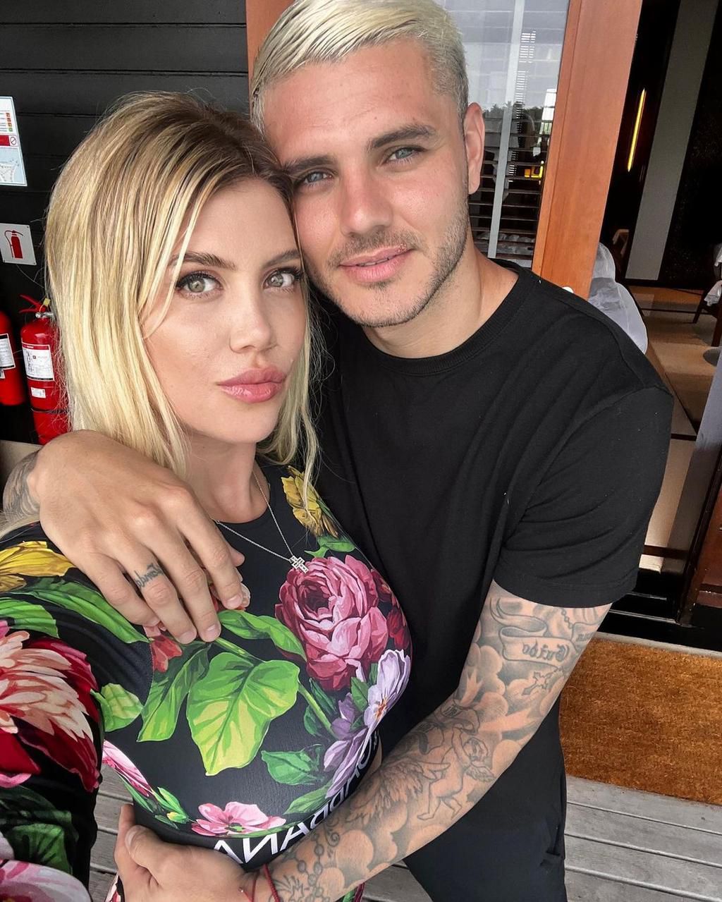 Mauro Icardi and Wanda Nara